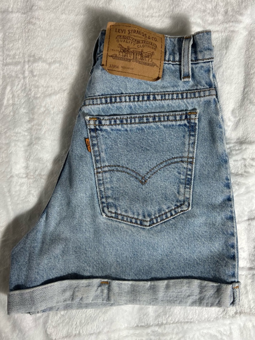 Vintage 90s Levi’s Orange Tab Denim Shorts
